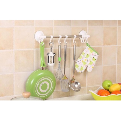 Підвісна вішалка для рушників Hanging Rod Hook Towel V3494