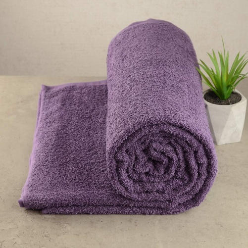 Простирадло махрове GM TEXTILE 150х200см 400г/м2 (Бузковий)