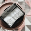 Середня дорожня сумка для речей з ручкою та прозорою вставкою P002 30x27x12 см (Сірий)