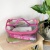 Прозора косметичка Л - 26x19x13 см (Рожевий)