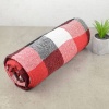 Плед-покривало напіввовняний 140х200см 250г/м2 19P-1-red (Червоний)