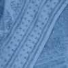 Простирадло-покривало жаккардове махрове 100% Бавовна GM TEXTILE 150x200см 400г/м2 (Блакитний)