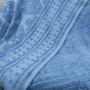 Простирадло-покривало жаккардове махрове 100% Бавовна GM TEXTILE 150x200см 400г/м2 (Блакитний)