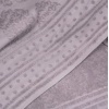 Простирадло-покривало жаккардове махрове 100% Бавовна GM TEXTILE 190x200см 400г/м2 (Світло-Лавандовий)