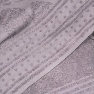 Простирадло-покривало жаккардове махрове 100% Бавовна GM TEXTILE 150x200см 400г/м2 (Світло-Лавандовий)
