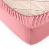 Простирадло на резинці трикотажне GM TEXTILE 160х200х25см 120г/м2 (Рожевий)