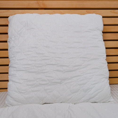 Подушка з Холлофайбера 70x70 см мікрофібра - GM Textile (Білий)