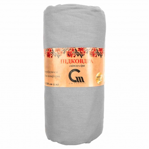 Підковдра 145x215 Поплін GM Textile 120 г/м2 Бавовна (Світло-сірий)