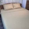 Простирадло 150x215 Поплін GM Textile 120 г/м2 Бавовна (Світло-коричневий)