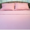 Простирадло 150x215 Поплін GM Textile 120 г/м2 Бавовна (Світло-рожева)
