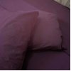 Комплект двоспальний постільної білизни 180х215 Поплін GM Textile 120 г/м2 Бавовна (Фіолетовий)
