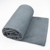 Простирадло-покривало вафельне GM TEXTILE 150х200см 220г/м2 (Сірий)