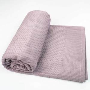 Простирадло-покривало вафельне GM TEXTILE 190х200см 220г/м2 (Капучіно)