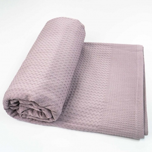 Простирадло-покривало вафельне GM TEXTILE 190х200см 220г/м2 (Капучіно)