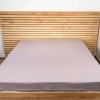 Простирадло-покривало вафельне GM TEXTILE 190х200см 220г/м2 (Капучіно)