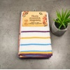 Набір кухонних махрових рушників 2шт GM Textile 30x50см, 30x50см Olive 400г / м2 (Білий/Персиковий)