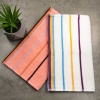 Набір кухонних махрових рушників 2шт GM Textile 30x50см, 30x50см Olive 400г / м2 (Білий/Персиковий)