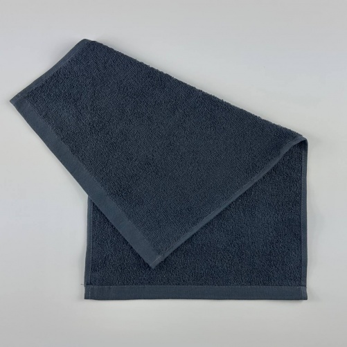Махровий рушник 30х50 см 400г/м2 GM Textile (Чорний)
