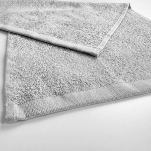 Махровий рушник 30х50 см 400г/м2 GM Textile (Світло-сірий)
