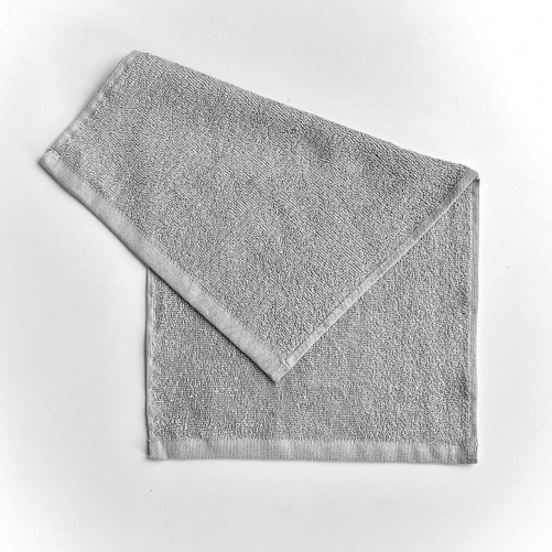 Махровое полотенце 30х50 см 400г/м2 GM Textile (Светло-серый)