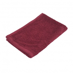 Махровий рушник для ніг GM Textile 30х50см 400г/м2 (Бордовий)