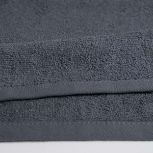 Махровий рушник GM Textile 30х50см 400г/м2 (Сірий) Махровий рушник GM Textile 30х50см 400г/м2 (Сірий)