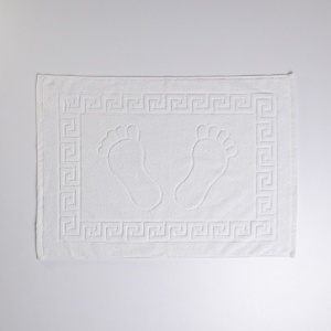 Махровий рушник для ніг GM Textile 50х70см 700г/м2 (Білий) Махровий рушник для ніг GM Textile 50х70см 700г/м2 (Білий)