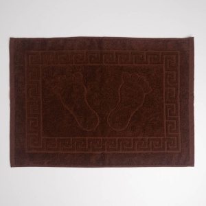 Махровий рушник для ніг GM Textile 50х70см 700г/м2 (Коричневий) Махровий рушник для ніг GM Textile 50х70см 700г/м2 (Коричневий)