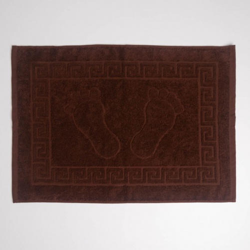 Махровий рушник для ніг GM Textile 50х70см 700г/м2 (Коричневий)