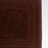 Махровий рушник для ніг GM Textile 50х70см 700г/м2 (Коричневий)