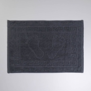 Махровий рушник для ніг GM Textile 50х70см 600г/м2 (Сірий) Махровий рушник для ніг GM Textile 50х70см 600г/м2 (Сірий)