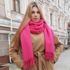 Шарф жіночий кашеміровий 70х200 SAFALANO фуксія