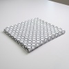 Махровий банний рушник з принтом GM Textile 70х150см 300г/м2 (Сірий)