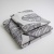 Набір махрових рушників з малюнком перо 2шт GM Textile 50х90см, 70х140см 400г/м2 (Сірий)