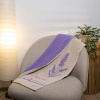 Набір махрових рушників двосторонніх Лаванда 3шт GM Textile 40х70см, 50х90см, 70х140см 400г / м2 (Лавандовий Бежевий)