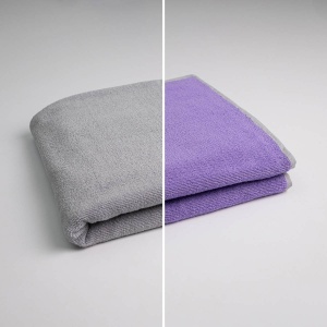 Рушник махровий для душу двосторонній Лаванда GM Textile 70х140см 400г/м2 (Лавандовий Сірий) Рушник махровий для душу двосторонній Лаванда GM Textile 70х140см 400г/м2 (Лавандовий Сірий)