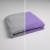 Рушник махровий для душу двосторонній Лаванда GM Textile 70х140см 400г/м2 (Лавандовий Сірий)