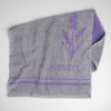 Набір махрових рушників двосторонніх Лаванда 3шт GM Textile 50х90см, 50х90см, 70х140см 400г / м2 (Лавандовий Сірий)