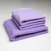 Набір махрових рушників двосторонніх Лаванда 3шт GM Textile 50х90см, 50х90см, 70х140см 400г / м2 (Лавандовий Бежевий)