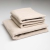 Набір махрових рушників двосторонніх Лаванда 3шт GM Textile 50х90см, 50х90см, 70х140см 400г / м2 (Лавандовий Бежевий)