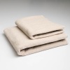 Набір махрових рушників двосторонніх Лаванда 2шт GM Textile 50х90см, 70х140см 400г/м2 (Лавандовий Бежевий)