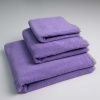 Набір махрових рушників двосторонніх Лаванда 3шт GM Textile 40х70см, 50х90см, 70х140см 400г / м2 (Лавандовий Сірий)