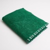 Полотенце для рук и лица махровое с орнаментом GM Textile 40х70см 400г/м2 (Зеленый)
