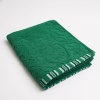 Махровий рушник з орнаментом GM Textile 50х90см 400г/м2 (Зелений)