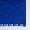 Махровий рушник з орнаментом GM Textile 50х90см 400г/м2 (Синій)
