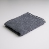 Полотенце для рук и лица махровое с орнаментом GM Textile 40х70см 400г/м2 (Серый)