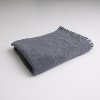 Махровий рушник з орнаментом GM Textile 50х90см 400г/м2 (Сірий)