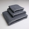 Набір махрових рушників з орнаментом 3шт GM Textile 40х70см, 50х90см, 70х140см 400г / м2 (Сірий)