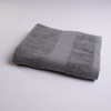 Набір банний махровий з Бордюром 4шт GM Textile 50х70см, 50х90см, 50х90см, 70х140см (Сірий)