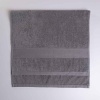 Набір банний махровий з Бордюром 4шт GM Textile 50х70см, 50х90см, 50х90см, 70х140см (Сірий)